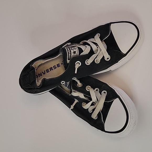 Converse Shoes - Converse Black Shoreline Chuck Taylor Shoes Size 8